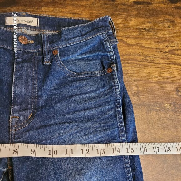 Madewell Jeans Size 27 T Skinny 9" High Riser Polly Wash F6171 Stretch Denim - Picture 7 of 11